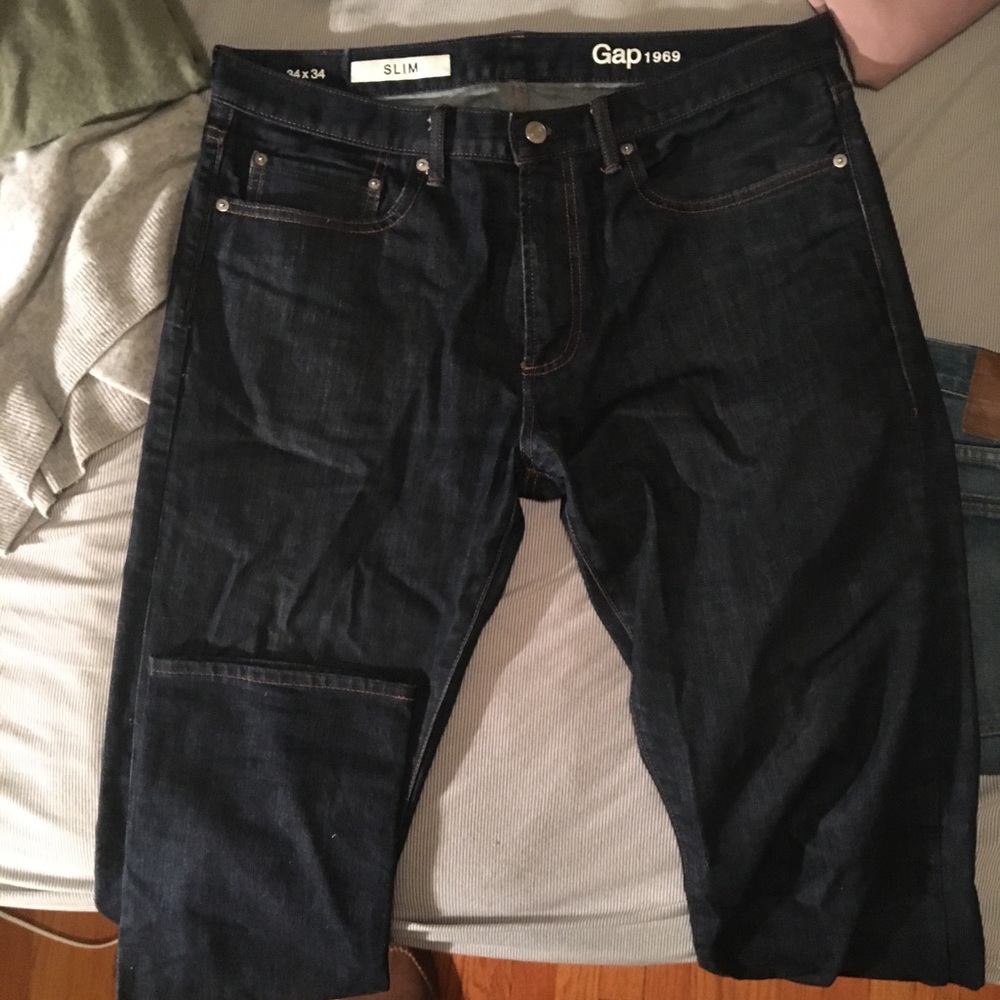Gap denim. 34x34 slim fit